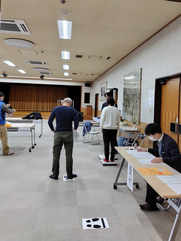 北海道西支部・北海道中央支部 合同開催 「集団健診」