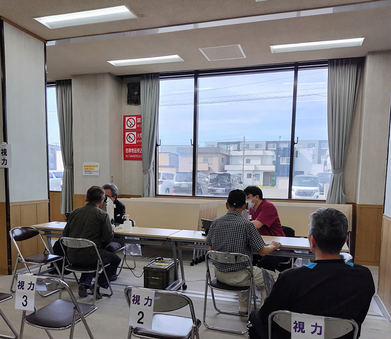 北海道西支部 開催 「集団健診」