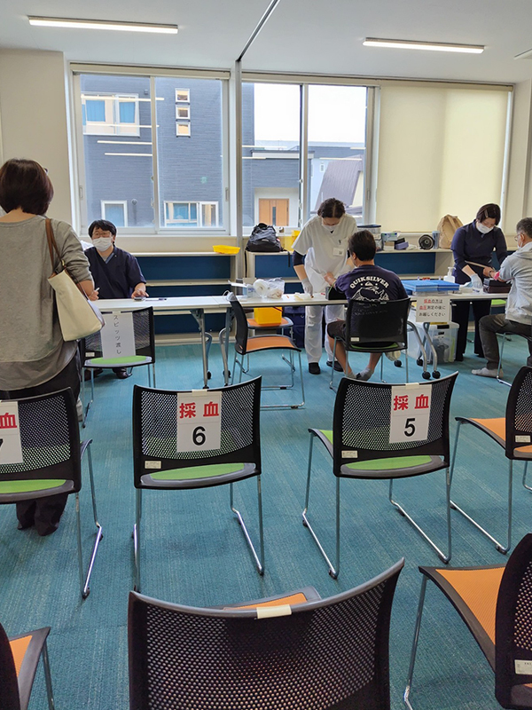 北海道西支部・北海道中央支部 合同開催 「集団健診」