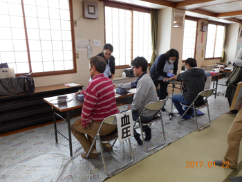 北海道西支部・北海道中央支部・北海道札幌支部　合同開催 「集団健診」