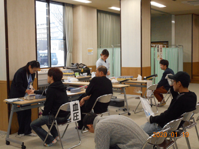 北海道西支部・北海道中央支部　合同開催 「集団健診」